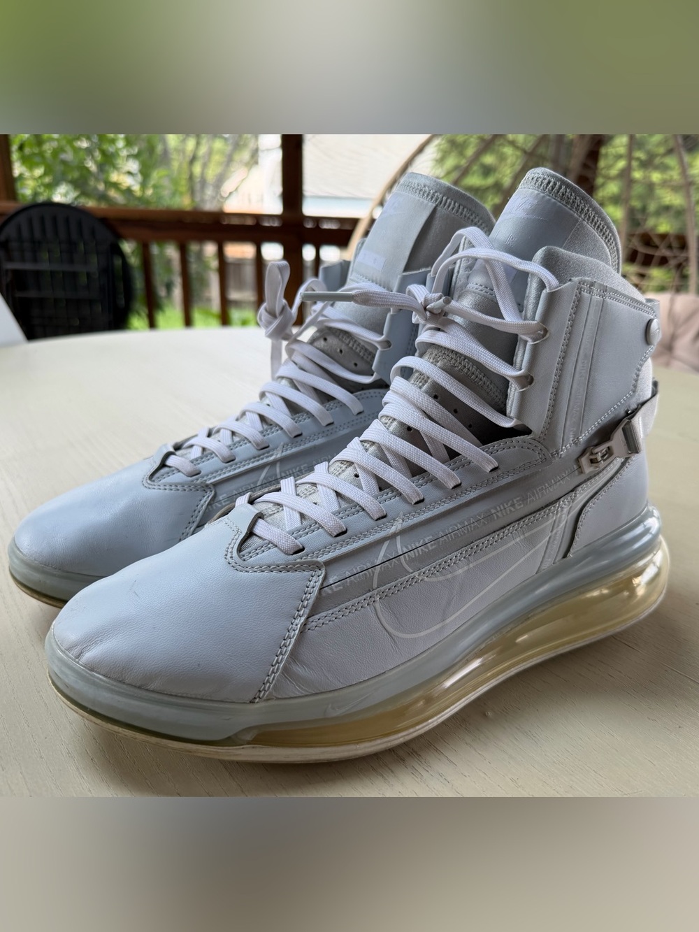 Size 10 - Nike Air Max 720 Saturn Pure Platinum - Picture 5 of 11